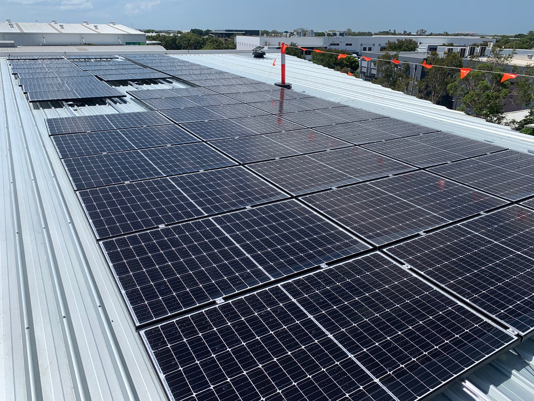 Solar Panels at Merlo Coffee HQ - Merlo Coffee