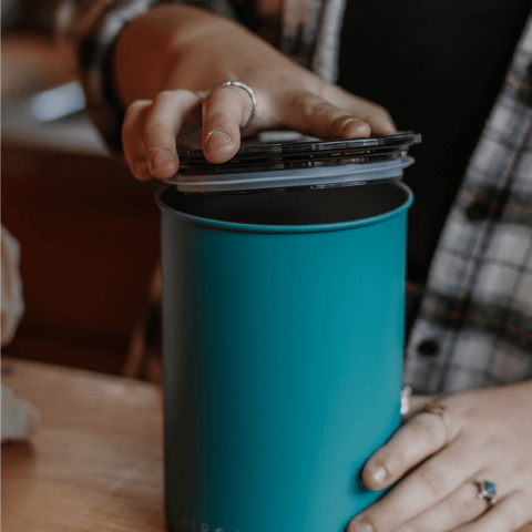 Airscape Coffee Canister - Turquoise