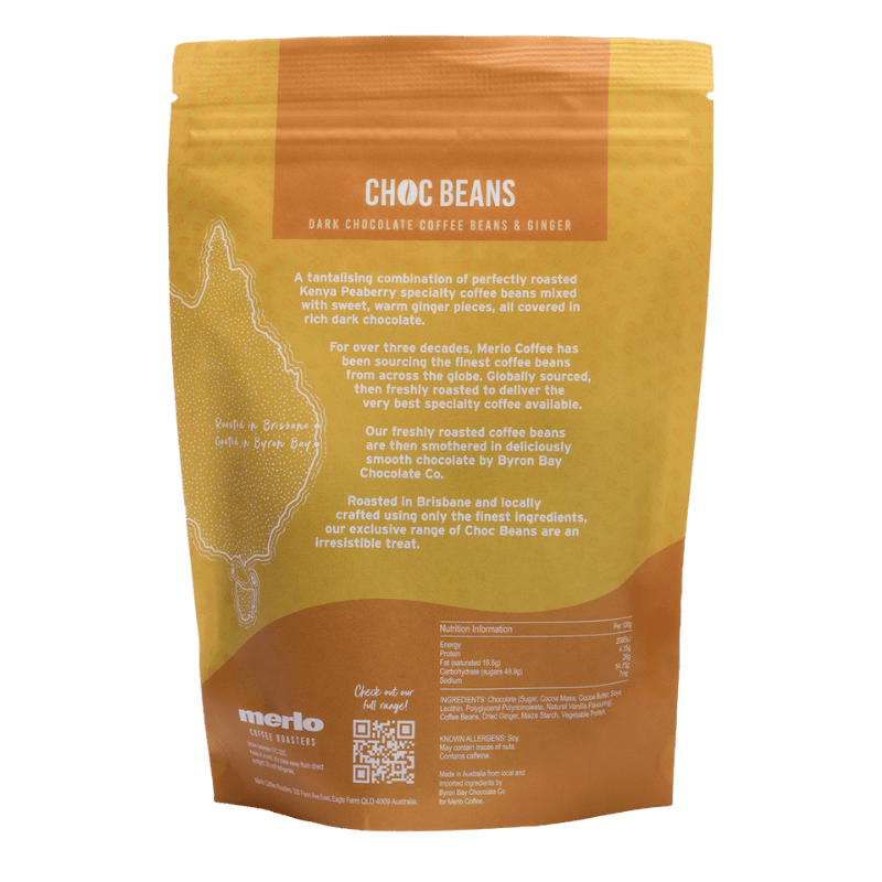 Dark Chocolate Coffee Beans & Ginger