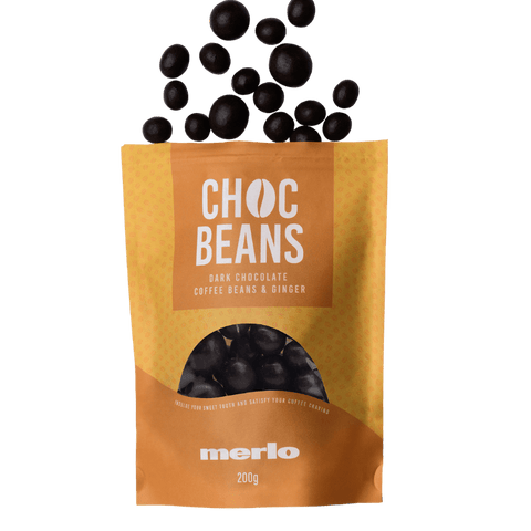 Dark Chocolate Coffee Beans & Ginger