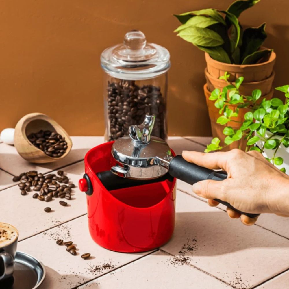Grindenstein Coffee Knock Box Tamper Bin