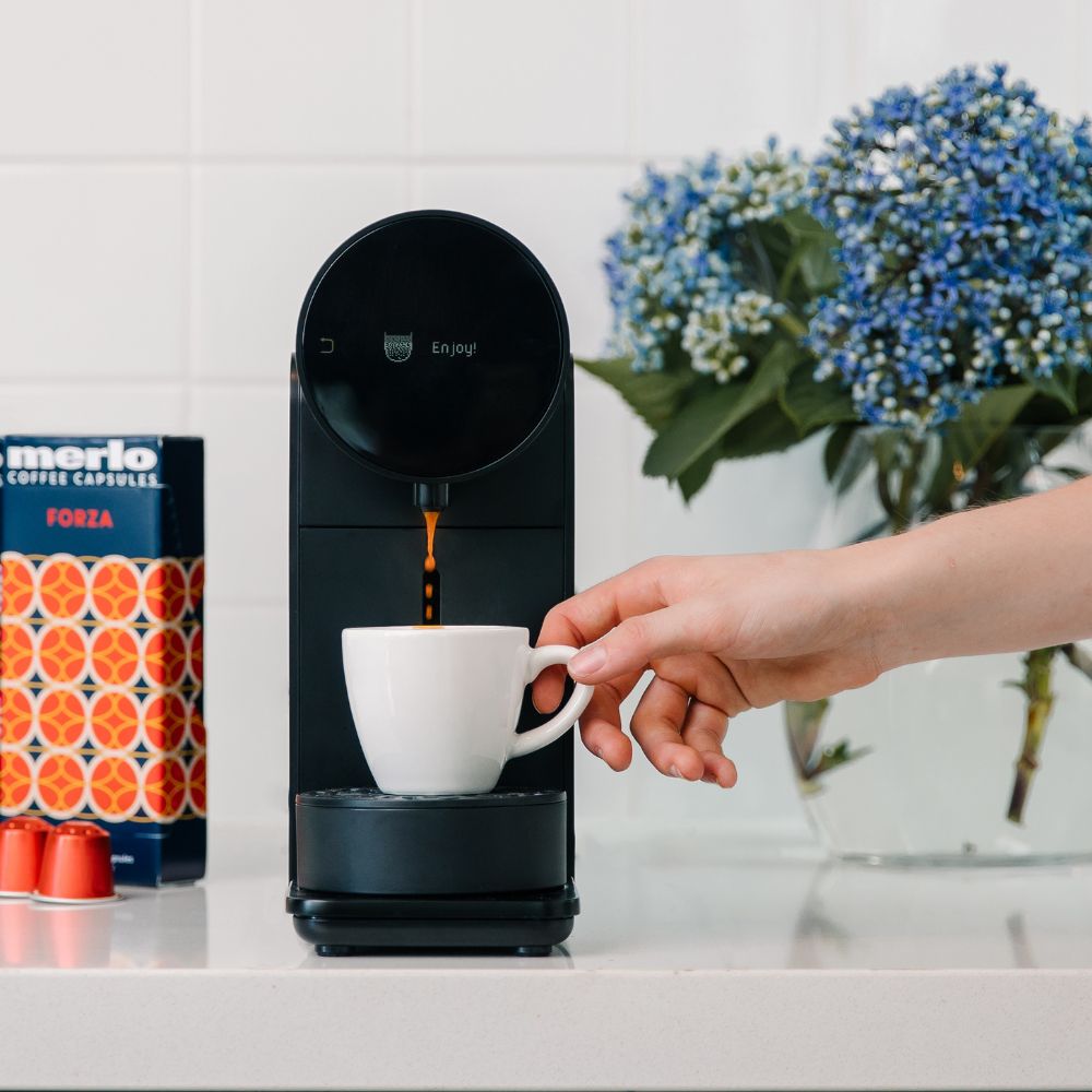 Morning Merlo Capsule Coffee Machine Starter Pack
