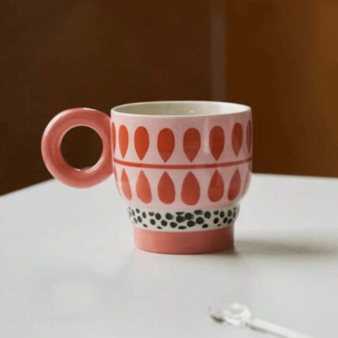 Watermelon Print Ceramic Coffee Mug