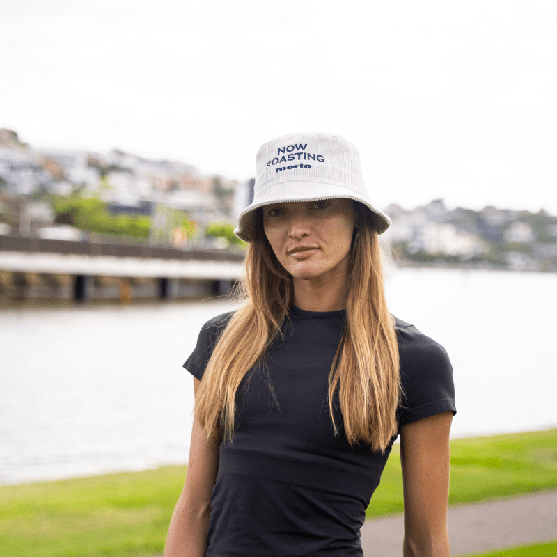 'Now Roasting’ Cord Bucket Hat