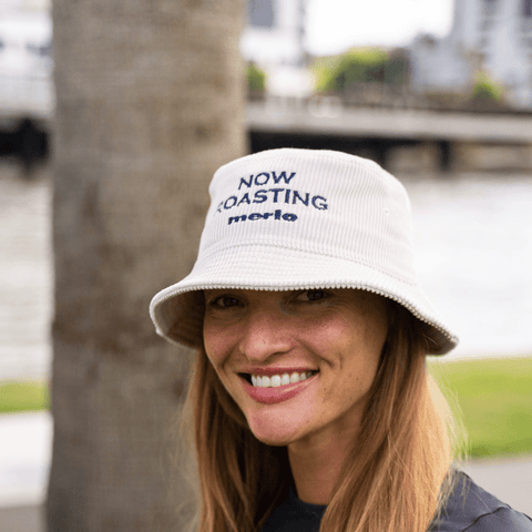 'Now Roasting’ Cord Bucket Hat