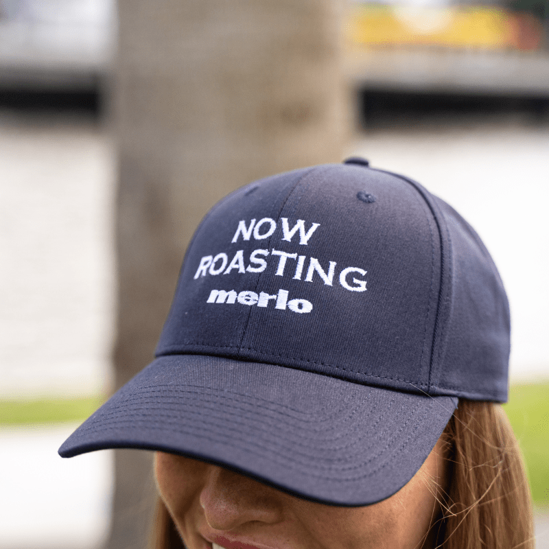 'NOW ROASTING' Staple Cap (Navy)