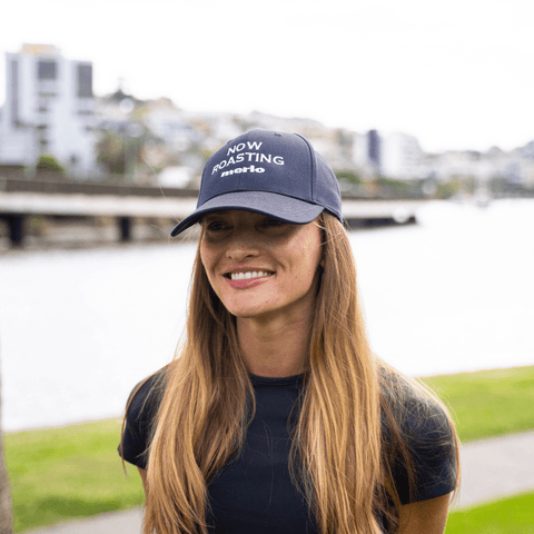 'NOW ROASTING' Staple Cap (Navy)