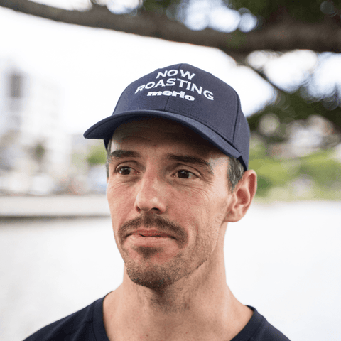 'NOW ROASTING' Staple Cap (Navy)