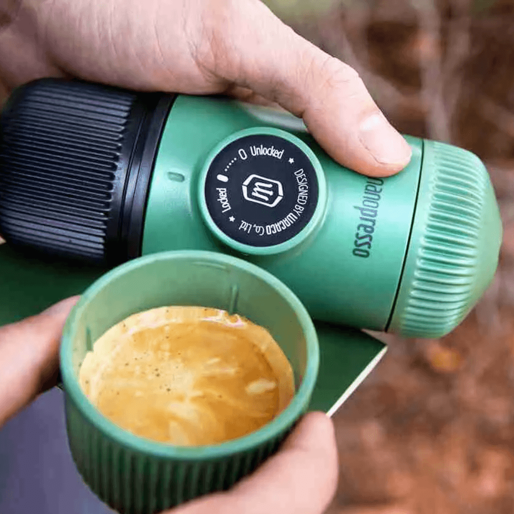 Moss Green Wacaco Nanopresso Portable Espresso Maker