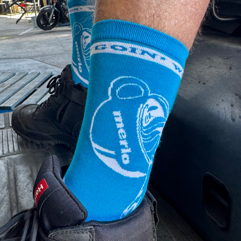 Merlo 'Go with the Flow' Socks