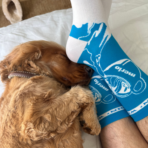 Merlo 'Go with the Flow' Socks