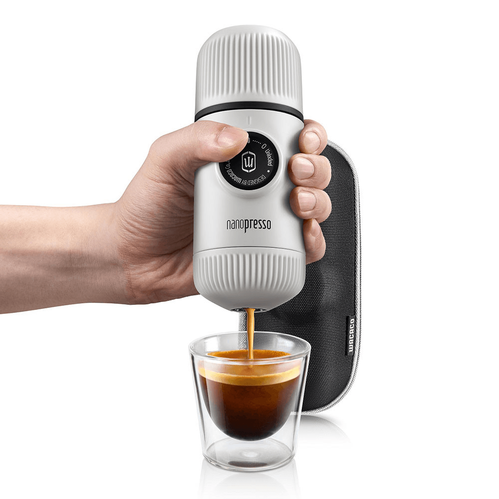 White Wacaco Nanopresso Portable Espresso Maker