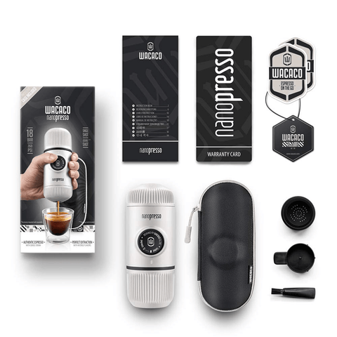White Wacaco Nanopresso Portable Espresso Maker