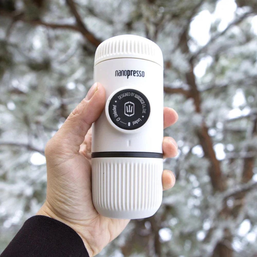 White Wacaco Nanopresso Portable Espresso Maker