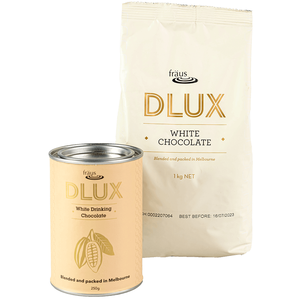 DLux White Chocolate Powder | Merlo Coffee