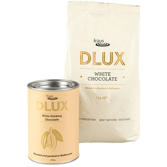 DLux White Chocolate Powder | Merlo Coffee