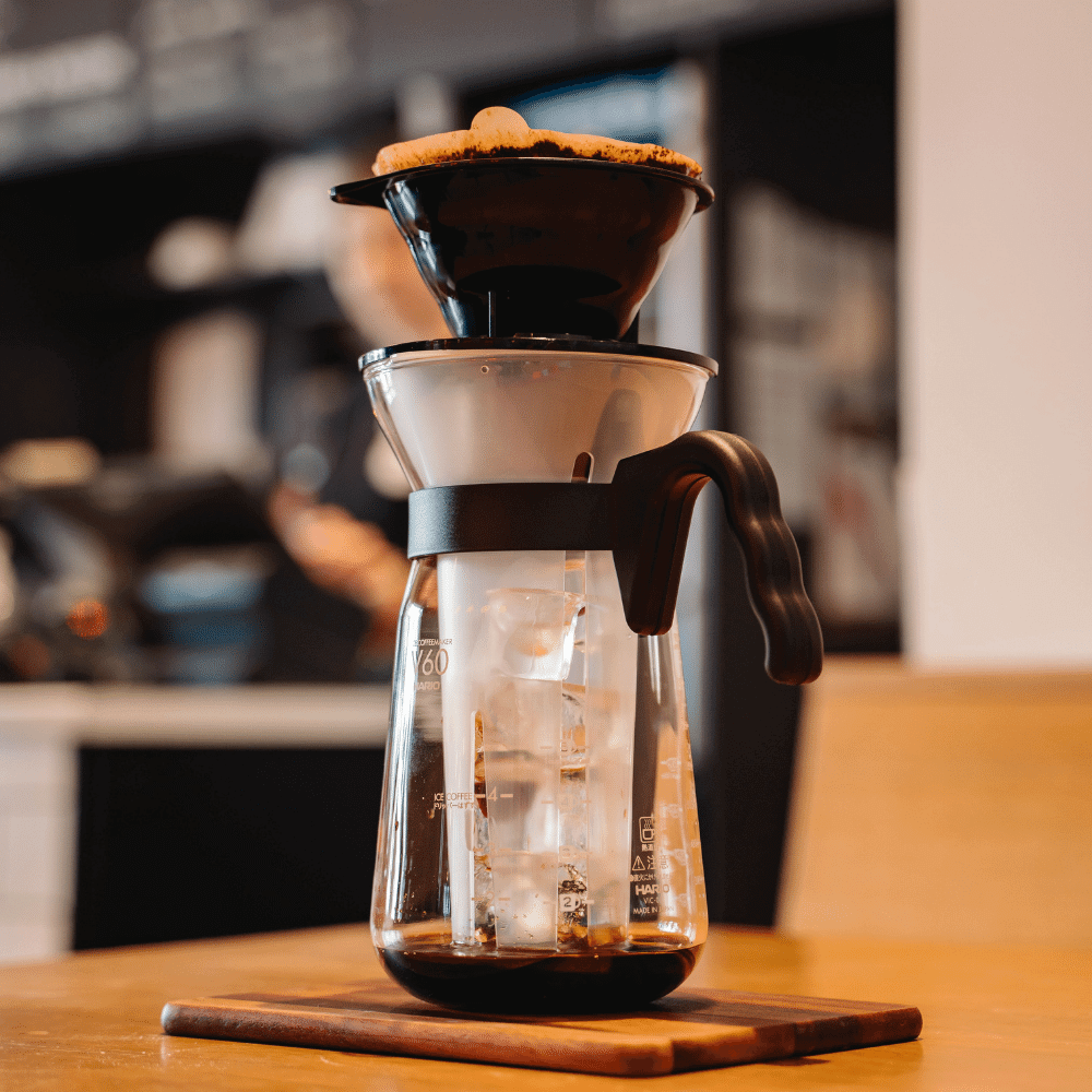 Hario v60 coffee shop maker