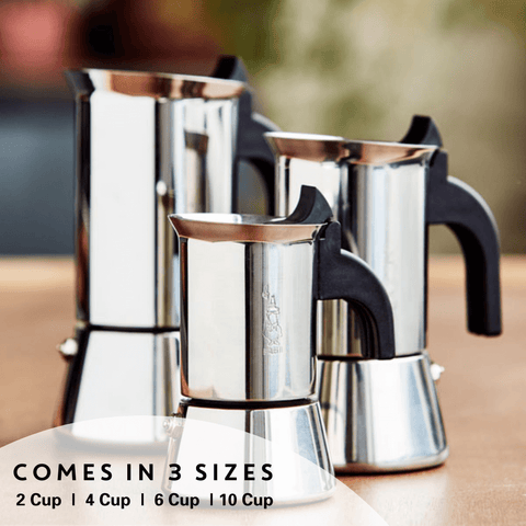 Stainless Steel Moka Bialetti Venus Cups Bialetti Venus Stovetop