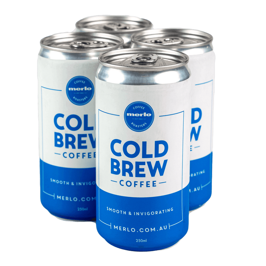 Shop Full-Flavoured Cold Brew Coffee Cans Online – Merlo Coffee